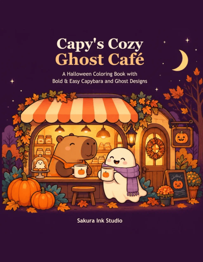 Capy's Cozy Ghost Café cover